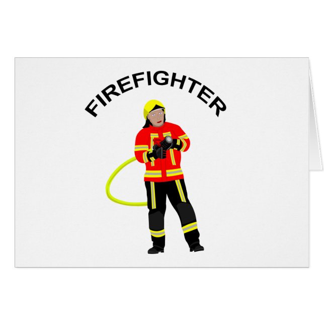 Feuerwehrmann in Einsatzkleidung (Front Horizontal)