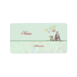 Feuerwerk  Adressaufkleber Label