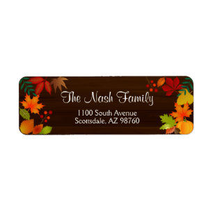 Feuillage coloré d'automne pour le thanksgiving