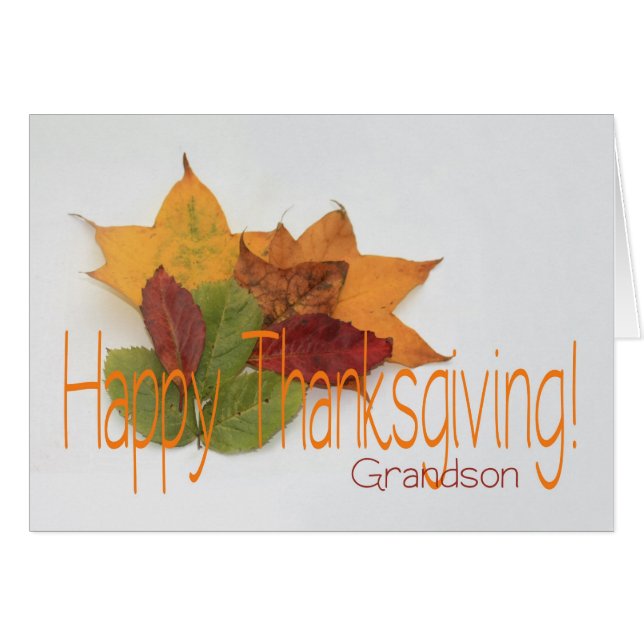 feuillage de Grandson thanksgiving (Devant horizontal)