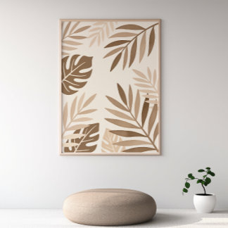 Feuillage tropical - Poster Japandi Poster-Minimal