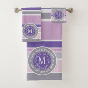 Feuille à la mode pourpre de laurier de guirlande