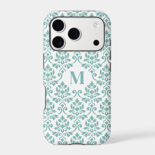 Feuille Damask Teal Pattern (Custom)