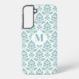 Feuille Damask Teal Pattern (Custom) Samsung Galaxy Case