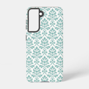 Feuille Damask Teal Pattern Samsung Galaxy Case