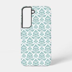Feuille Damask Teal Pattern Samsung Galaxy Case