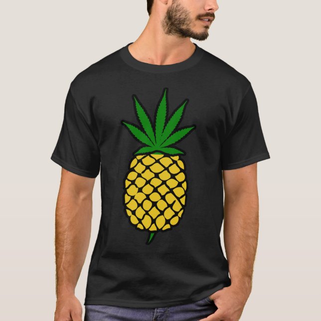 Feuille d'ananas (Pold Up) T-Shirt Classic (Devant)