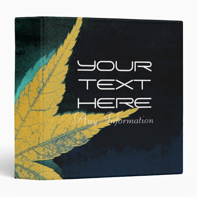 Feuille d'art 11 | classeurs personnalisés (Devant/Côté)