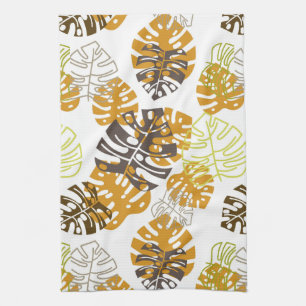 feuille d'automne serviette de cuisine