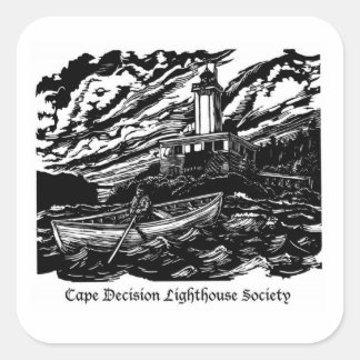 Feuille de 6 Stickers d'impression en bloc de bois