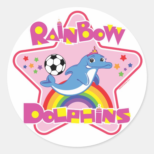 Feuille de 6 stickers ronds classiques de 3" (Devant)