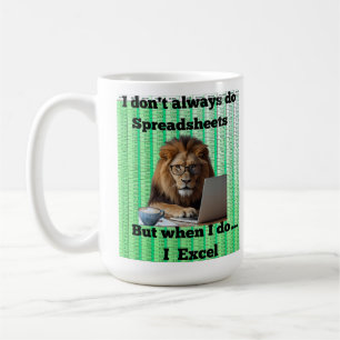 Feuille de calcul Lion Mug