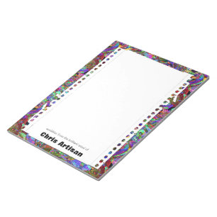 Feuille de déchirure couleur exubérante Bloc-notes