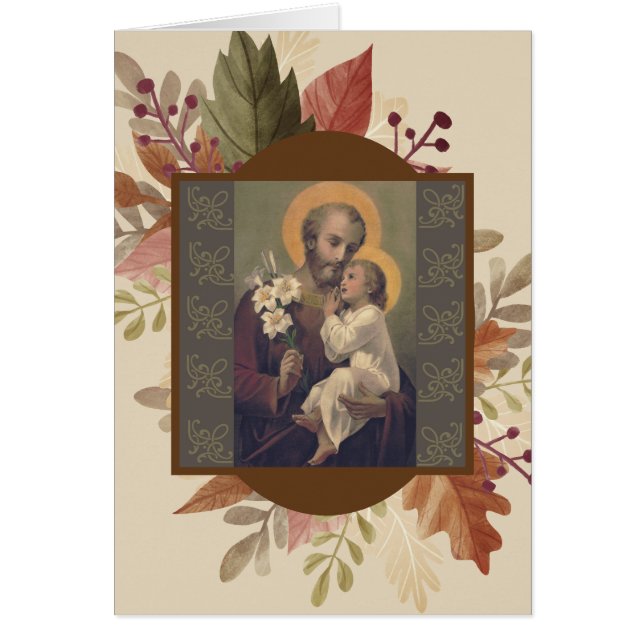 Feuille de Jésus de bébé de St Joseph (Devant)