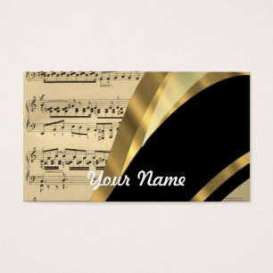 Feuille de musique élégante
