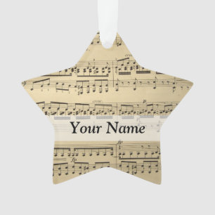 Feuille de musique vintage