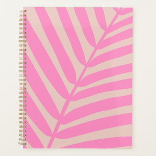 Feuille de palme rose