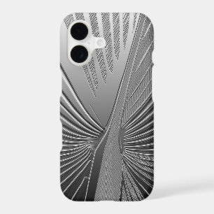 feuille de palmier chromée Art Déco