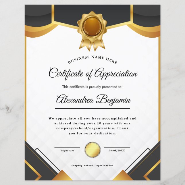 Feuille de papier (Devant)