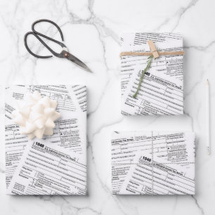 Feuille De Papier Cadeau 1040 Formulaires de l'impôt sur le revenu