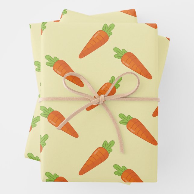 Feuille De Papier Cadeau 24 carottes d'or (En situation)