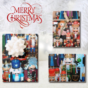 Feuille De Papier Cadeau 3 Noisette de Noël Wow Nutcrackers colorés