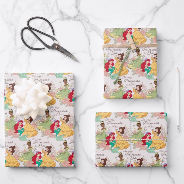 Feuille De Papier Cadeau À l'ère de ma princesse (Recto)