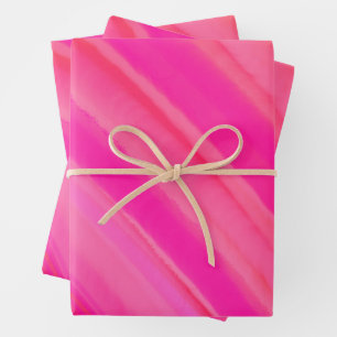 Feuille De Papier Cadeau Abstrait Pink Swir