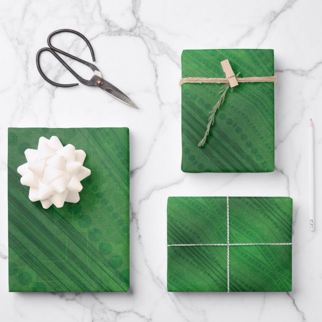 Feuille De Papier Cadeau Acceptation | Motif de Boho écologique (Recto)