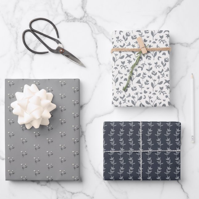 Feuille De Papier Cadeau Adieu (Recto)