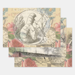 Feuille De Papier Cadeau Alice au pays des merveilles