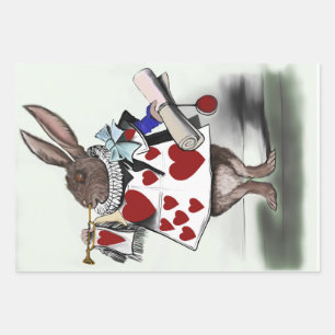 Feuille De Papier Cadeau Alice au pays des merveilles