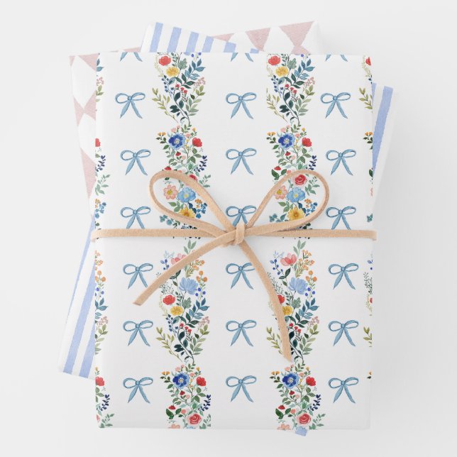 Feuille De Papier Cadeau Alice au pays des merveilles Anniversaire (En situation)