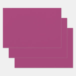 Feuille De Papier Cadeau Amarant (M&P) (couleur unie)