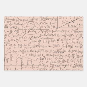 Feuille De Papier Cadeau Amateurs mathématiques, Formule mathématiques, Gee