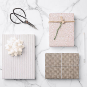 Feuille De Papier Cadeau Amour Luxueux et Irréprochable Coordination