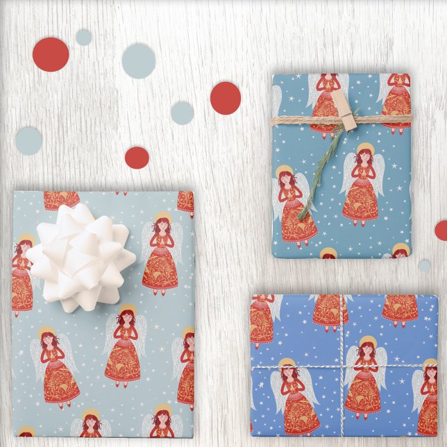 Feuille De Papier Cadeau Angel (Créateur téléchargé)