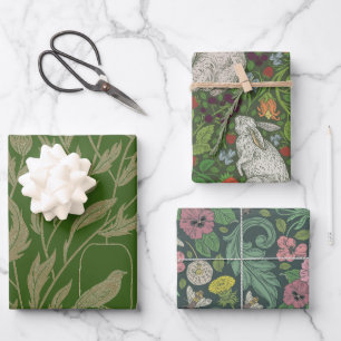 Feuille De Papier Cadeau anglais Garden Medley
