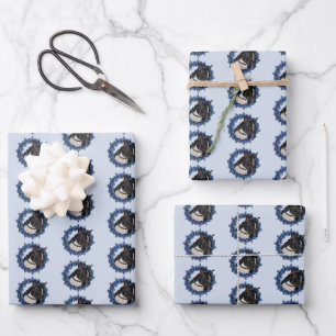 Feuille De Papier Cadeau Animal de chien de Boston Terrier  