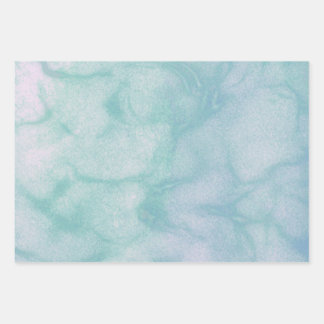 Feuille De Papier Cadeau Anniversaire d'hiver Élégant Pastel Carton d'envel