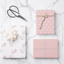 Anniversaire enfant Minimaliste Rose Oie Drôle