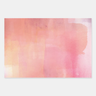 Feuille De Papier Cadeau Aquarelle moderne