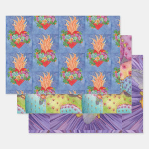 Feuille De Papier Cadeau Aquarelle originale d'un genre Miranda Designs