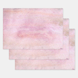 Feuille De Papier Cadeau Aquarelle rose