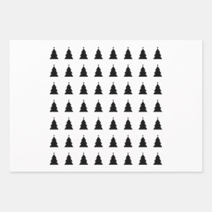 Feuille De Papier Cadeau Arbre de Noël