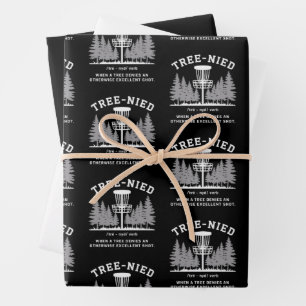 Feuille De Papier Cadeau Arbre Nied Disc Golf Drôle Bête Tree-nied 