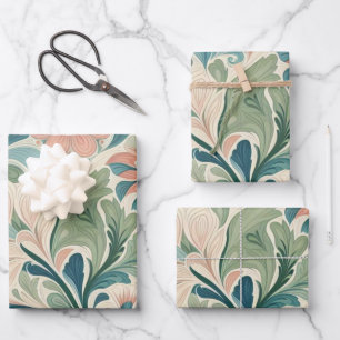 Feuille De Papier Cadeau Art morris moderne