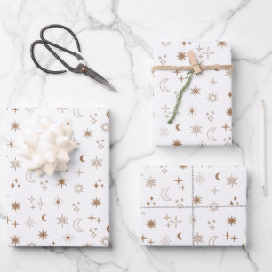 Feuille De Papier Cadeau Astrologie Star Motif