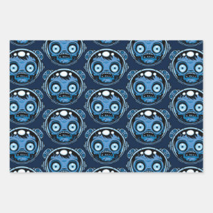 Feuille De Papier Cadeau Astronaute zombie