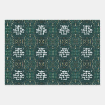 Aujourd'hui, je serai rempli de joie dans le Seign